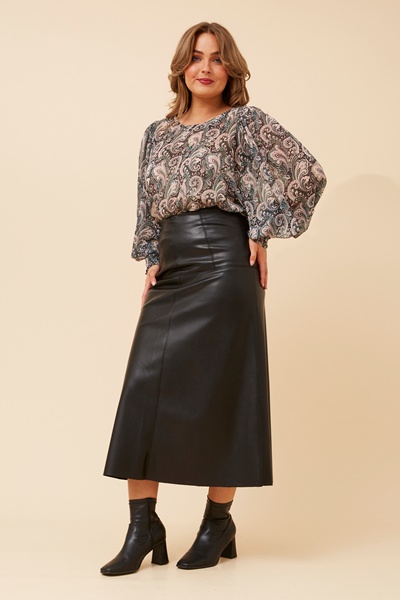 CLASSIC PAISLEY PRINT BLOUSE