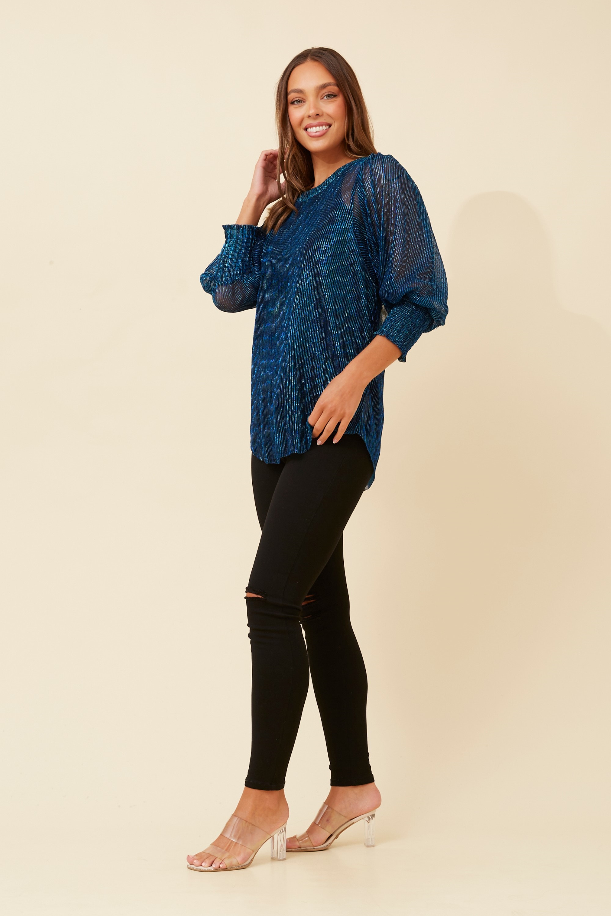 CLASSIC SHIMMER BLOUSE