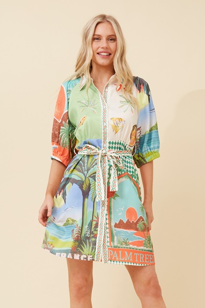 CLEMENT WANDERLUST SHIRT DRESS