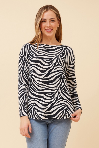 CLIO ANIMAL PRINT TOP