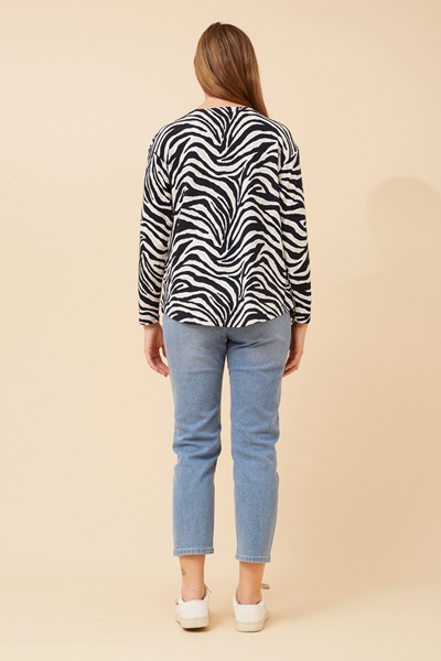 CLIO ANIMAL PRINT TOP
