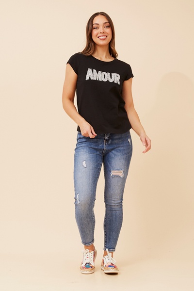 COCO EMBELLISHED T-SHIRT
