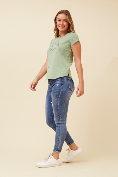 COCO EMBELLISHED TEE
