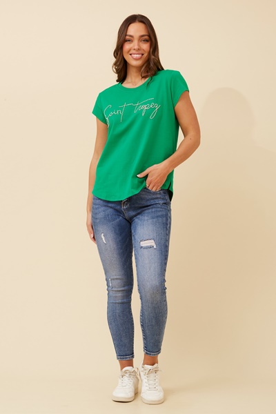 COCO EMBELLISHED TEE