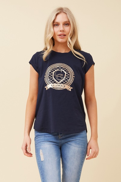 COCO GLAMOUR GRAPHIC TEE