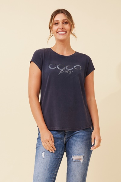 COCO STUDDED TEE