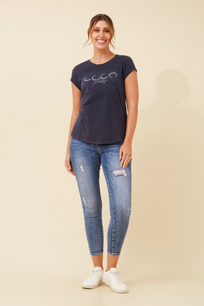 COCO STUDDED TEE