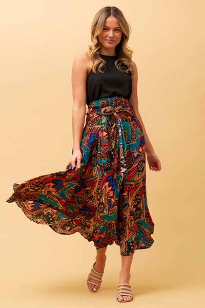 COCONUT BOHO MAXI SKIRT