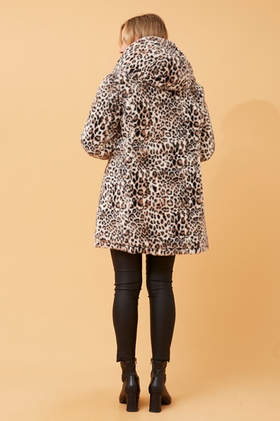 CONGO ANIMAL PRINT REVERSIBLE COAT