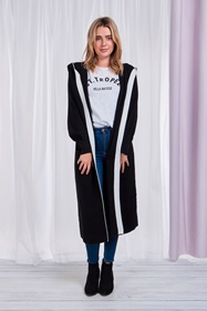 Contrast Longline Cardigan