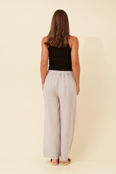 CORDULA SOLID LINEN PANTS