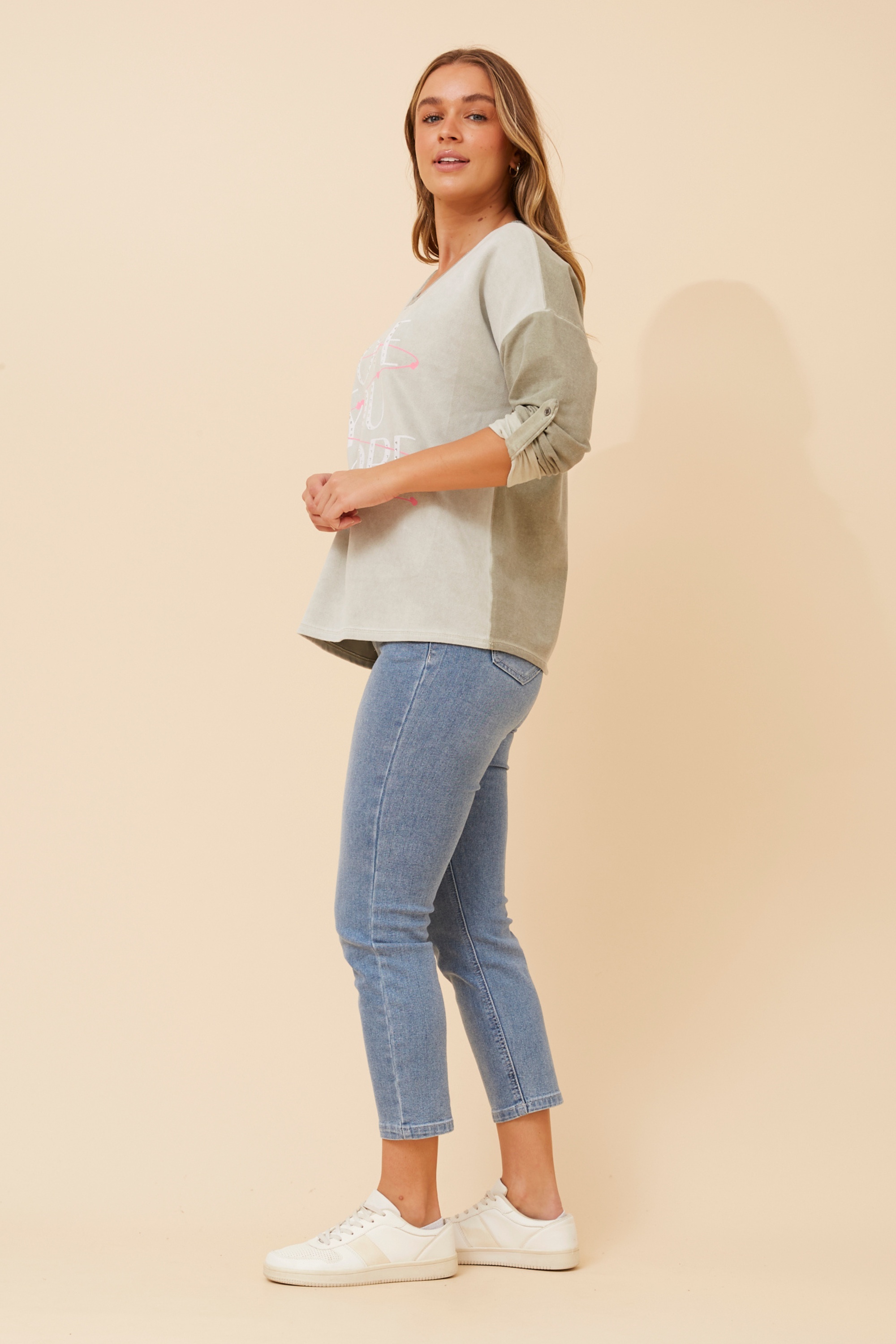 COSETTA FAUX SUEDE JUMPER