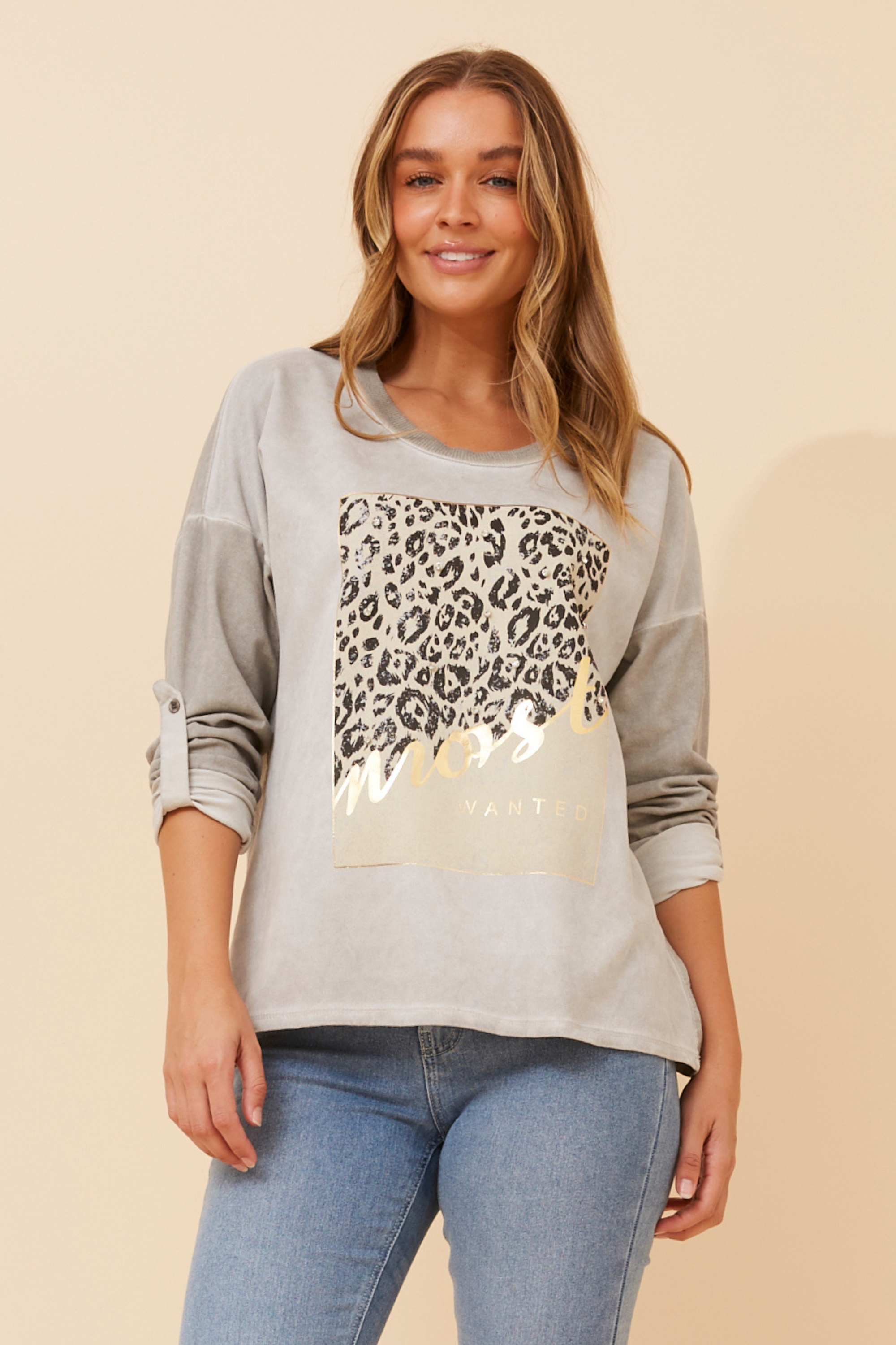 COSETTA FAUX SUEDE JUMPER