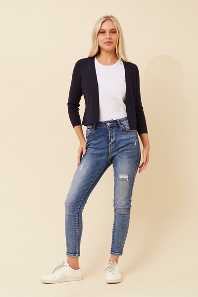 COSITA SOLID KNIT CARDIGAN