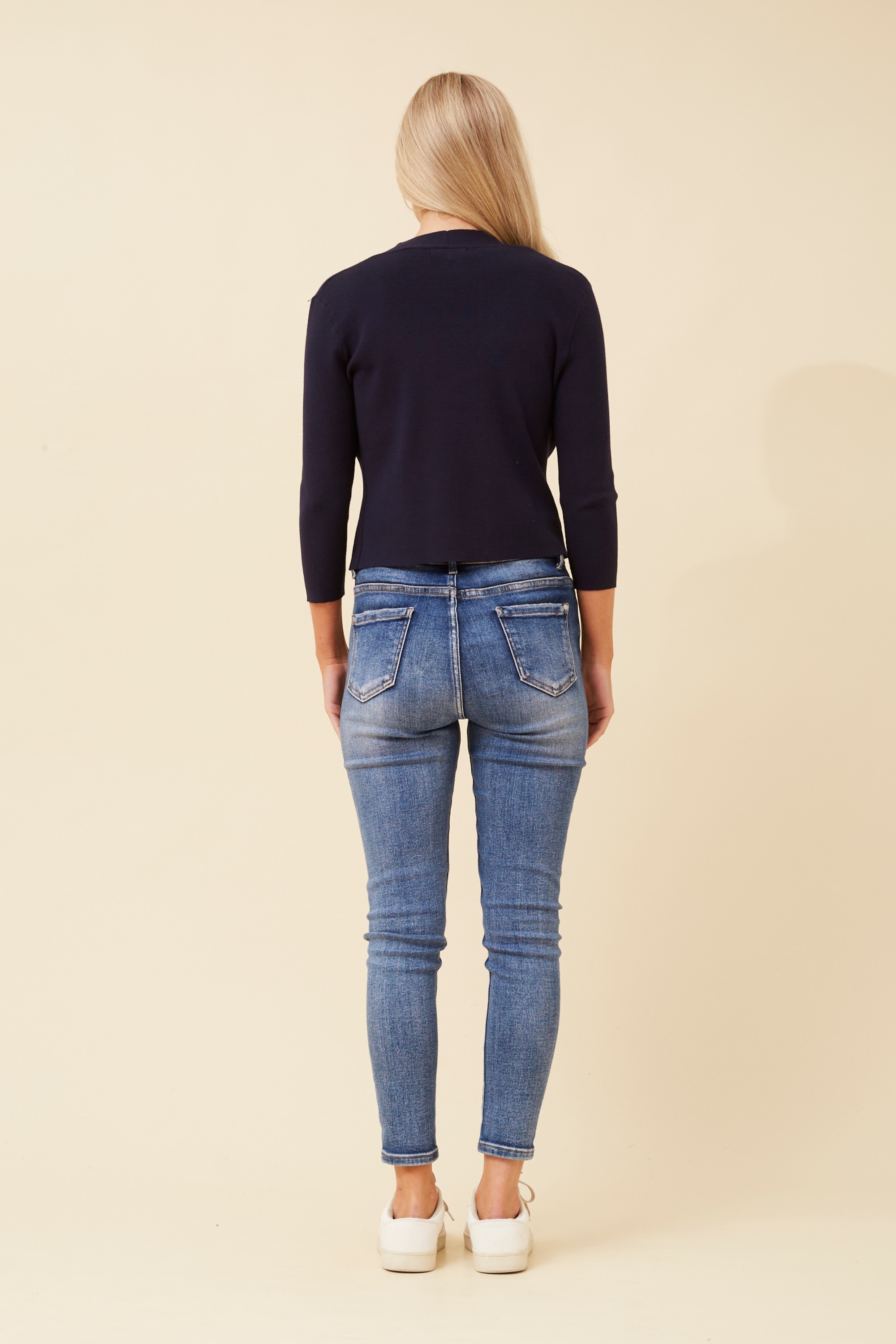 COSITA SOLID KNIT CARDIGAN