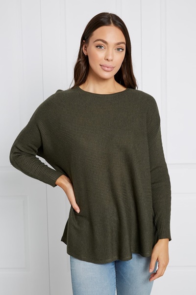 CREW NECK KNIT JUMPER
