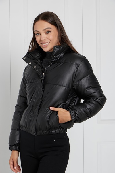 cropped puffer jacket women