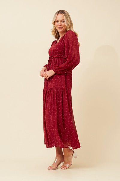 CRYSTELLE DIAMANTE MAXI DRESS
