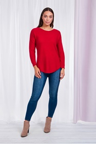 Curved Hem Jumper