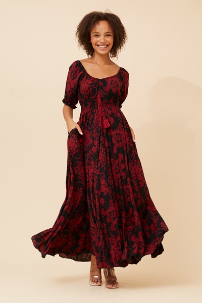 DAISY FLORAL MAXI DRESS