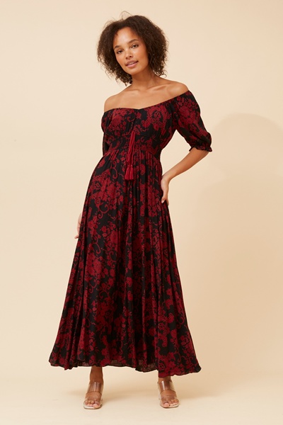 DAISY FLORAL MAXI DRESS