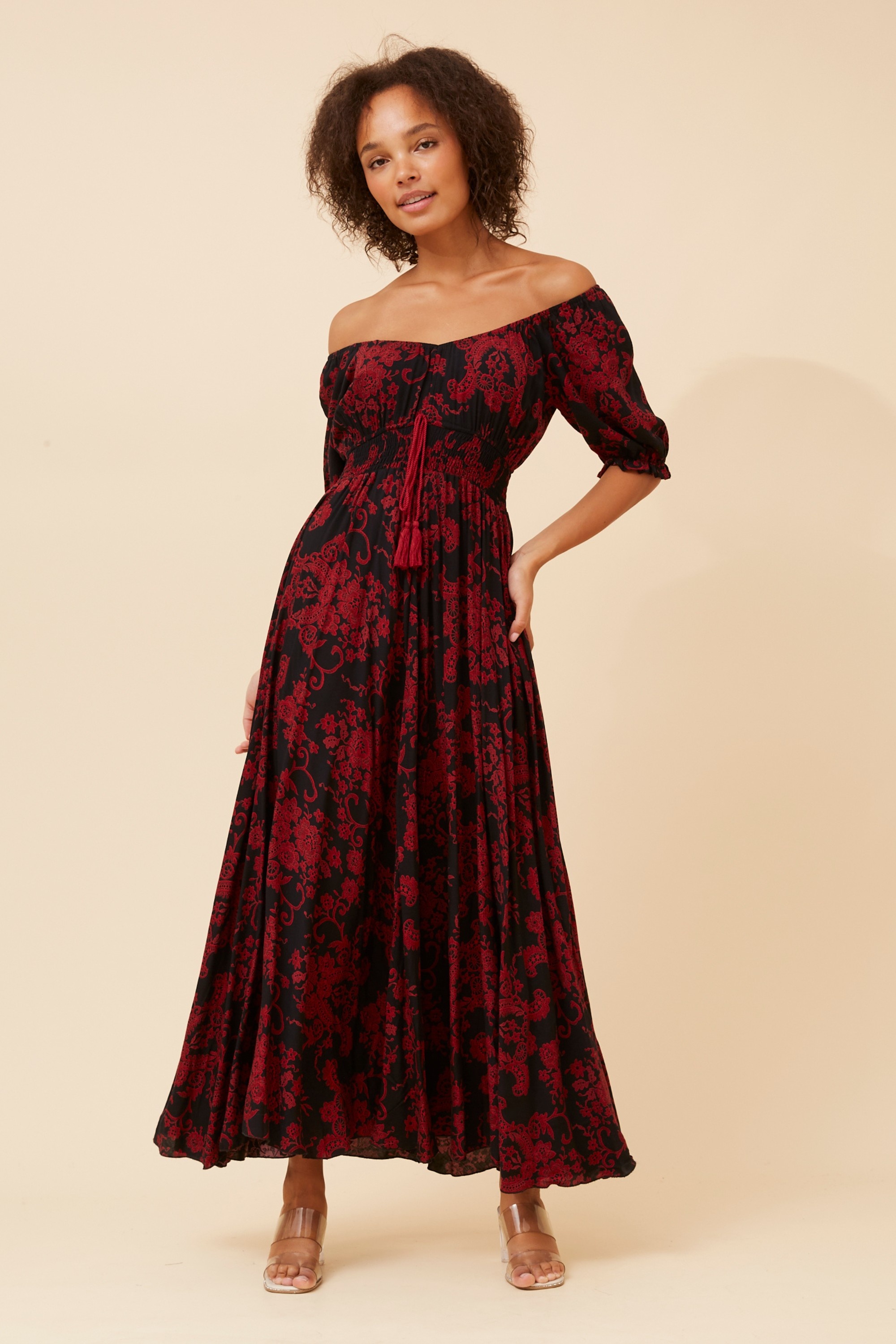 DAISY FLORAL MAXI DRESS