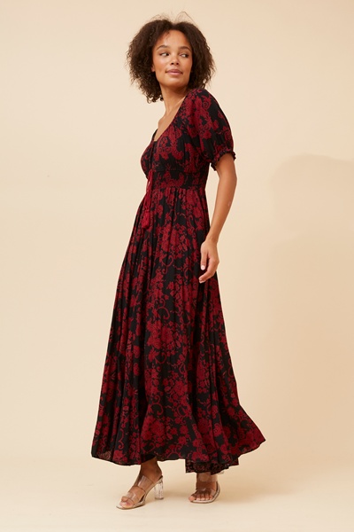 DAISY FLORAL MAXI DRESS