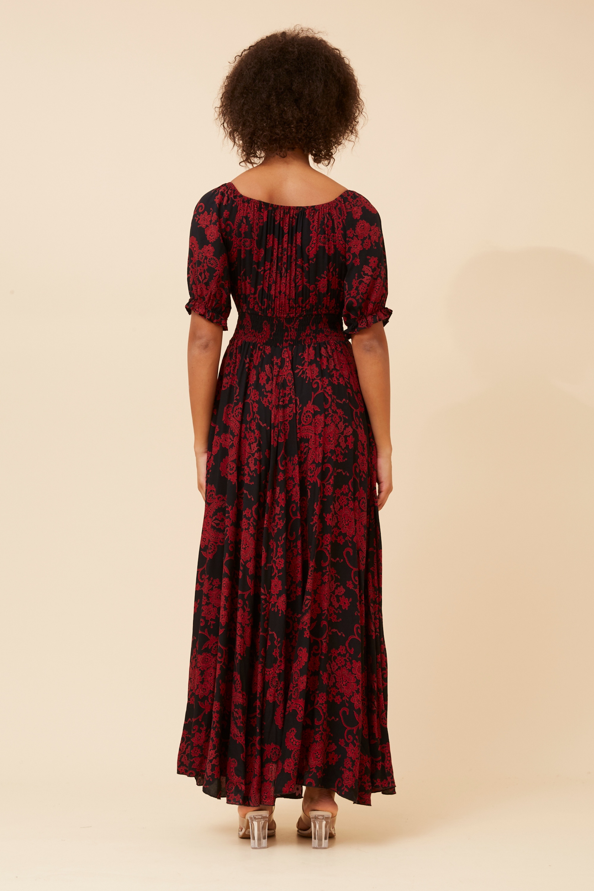 DAISY FLORAL MAXI DRESS