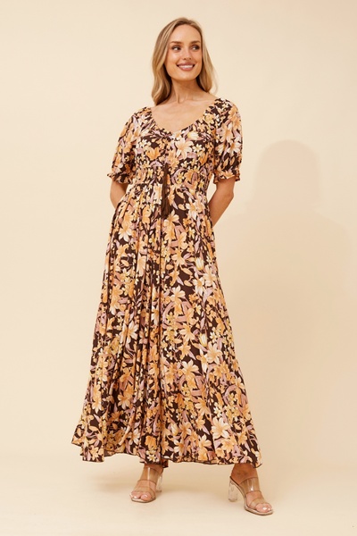 DAISY FLORAL MAXI DRESS
