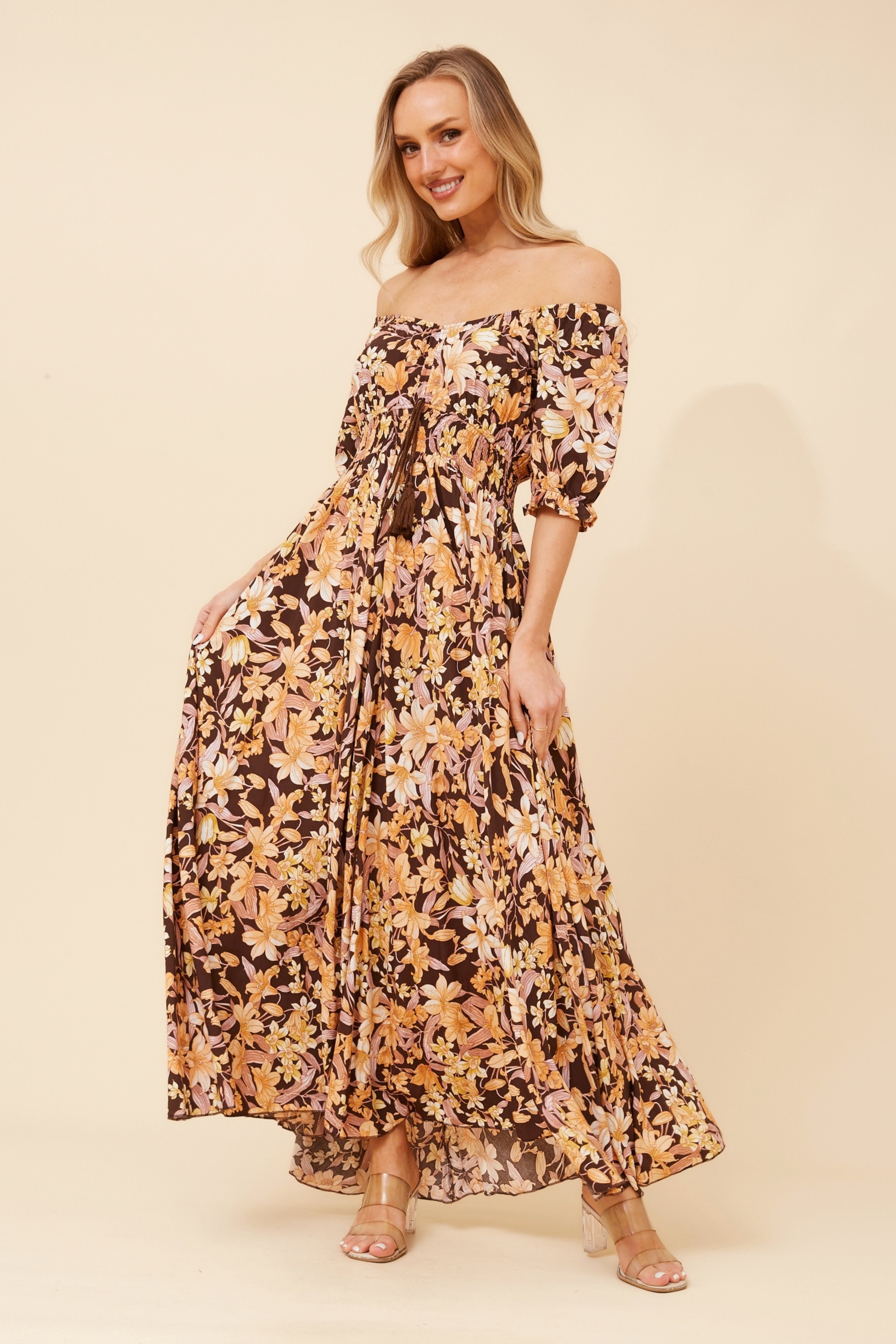 DAISY FLORAL MAXI DRESS