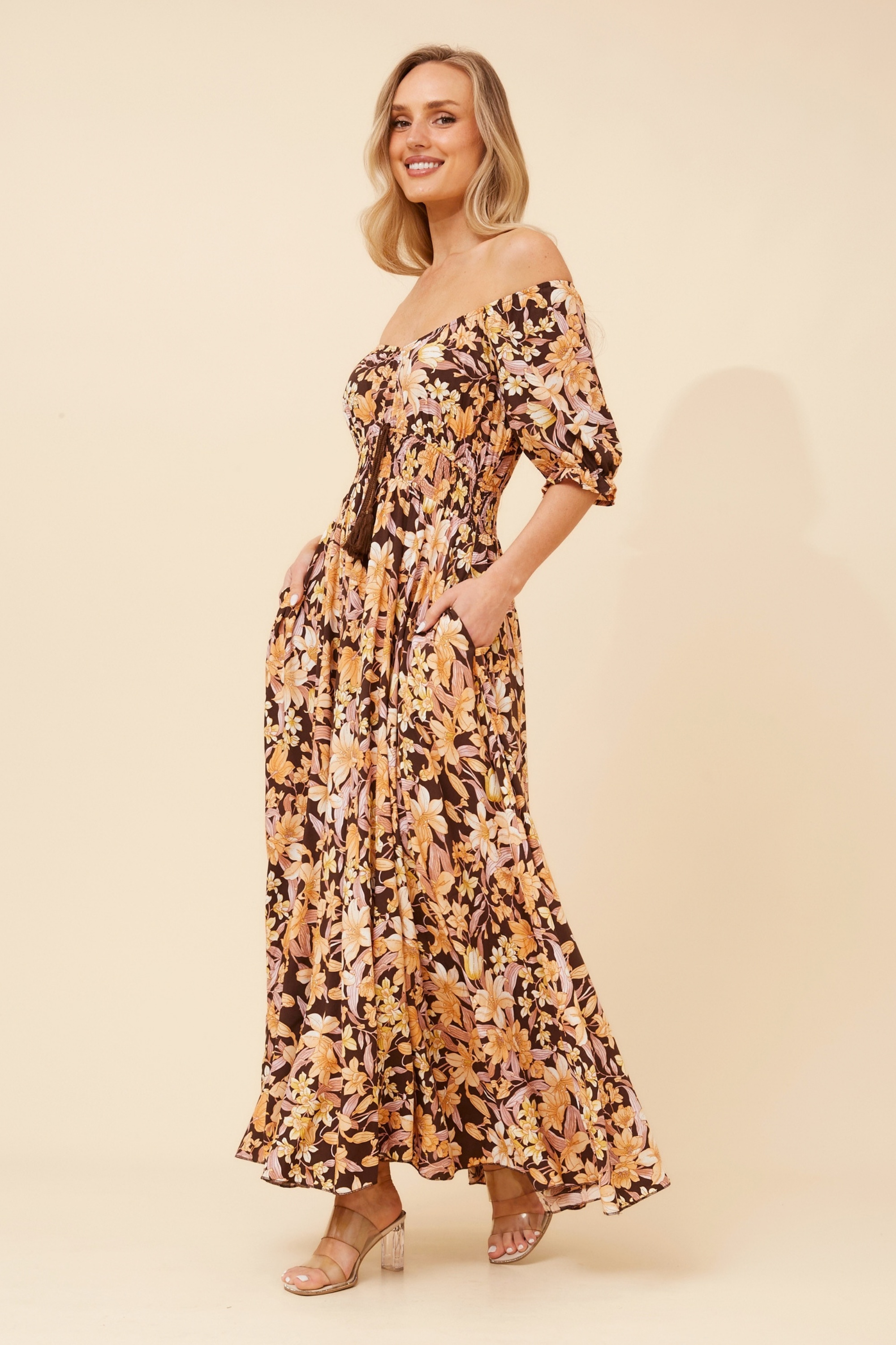 DAISY FLORAL MAXI DRESS