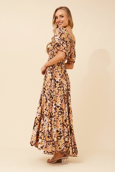 DAISY FLORAL MAXI DRESS