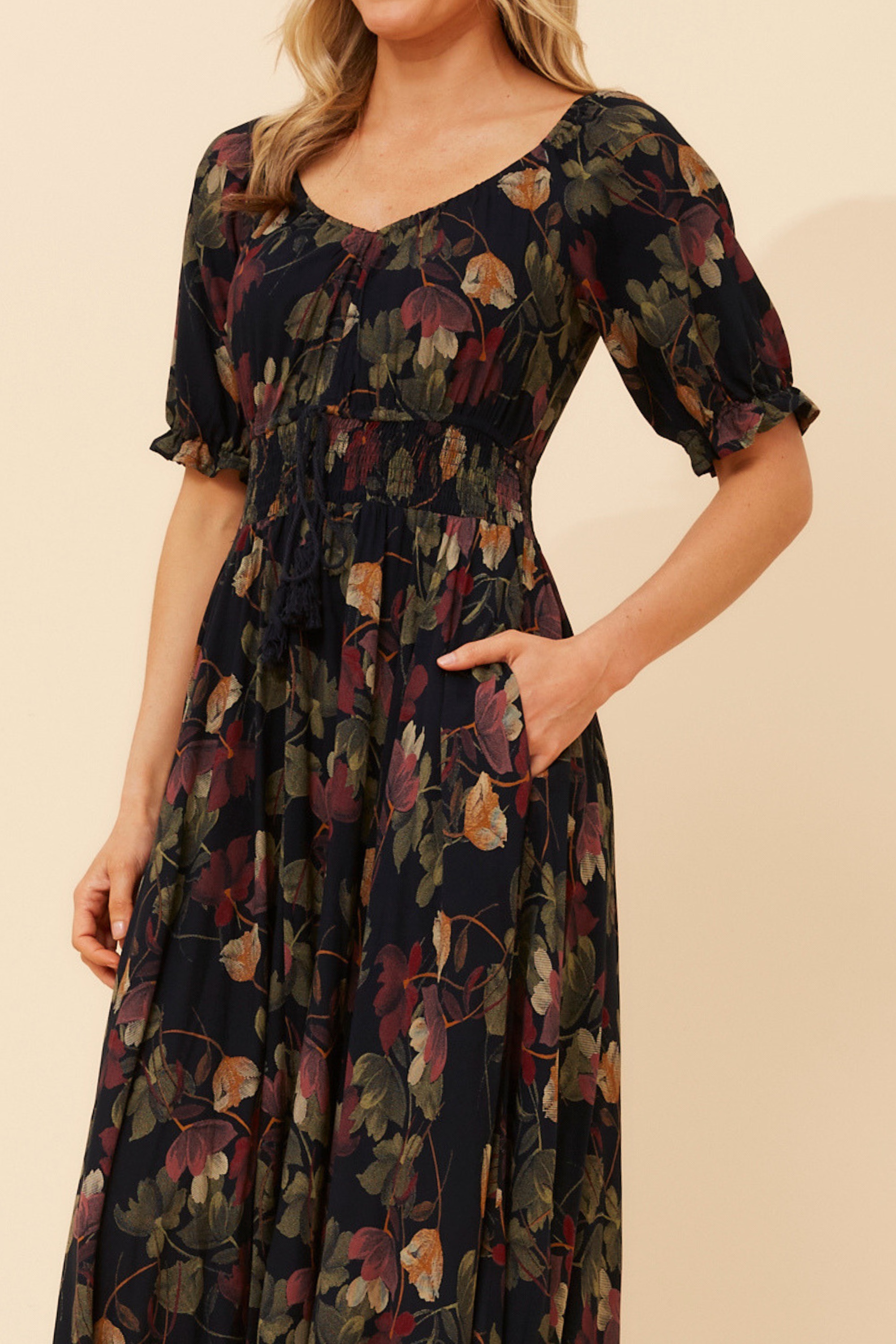 DAISY FLORAL MAXI DRESS
