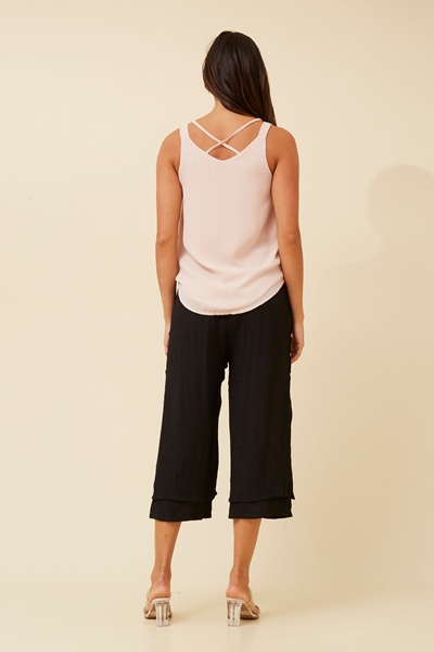 DAMIANA BUTTON DETAIL CULOTTES