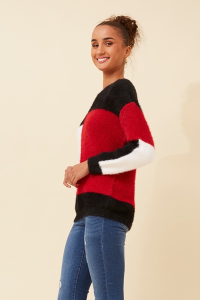 DANA COLOURBLOCK KNIT JUMPER
