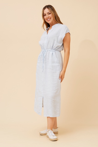 DANILA LINEN MIDI DRESS