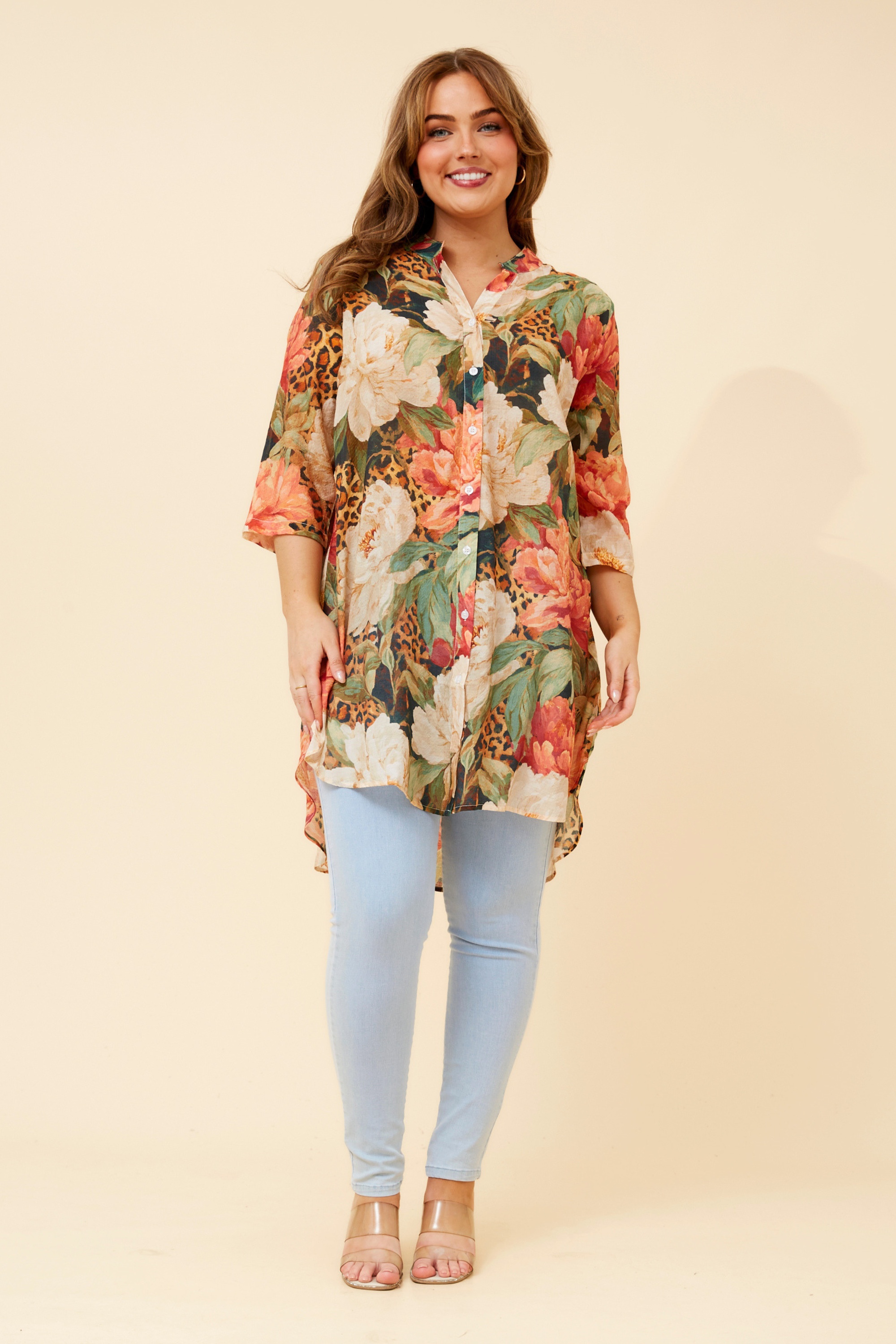 DANSON ANIMAL PRINT TUNIC