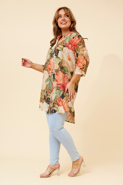 DANSON ANIMAL PRINT TUNIC