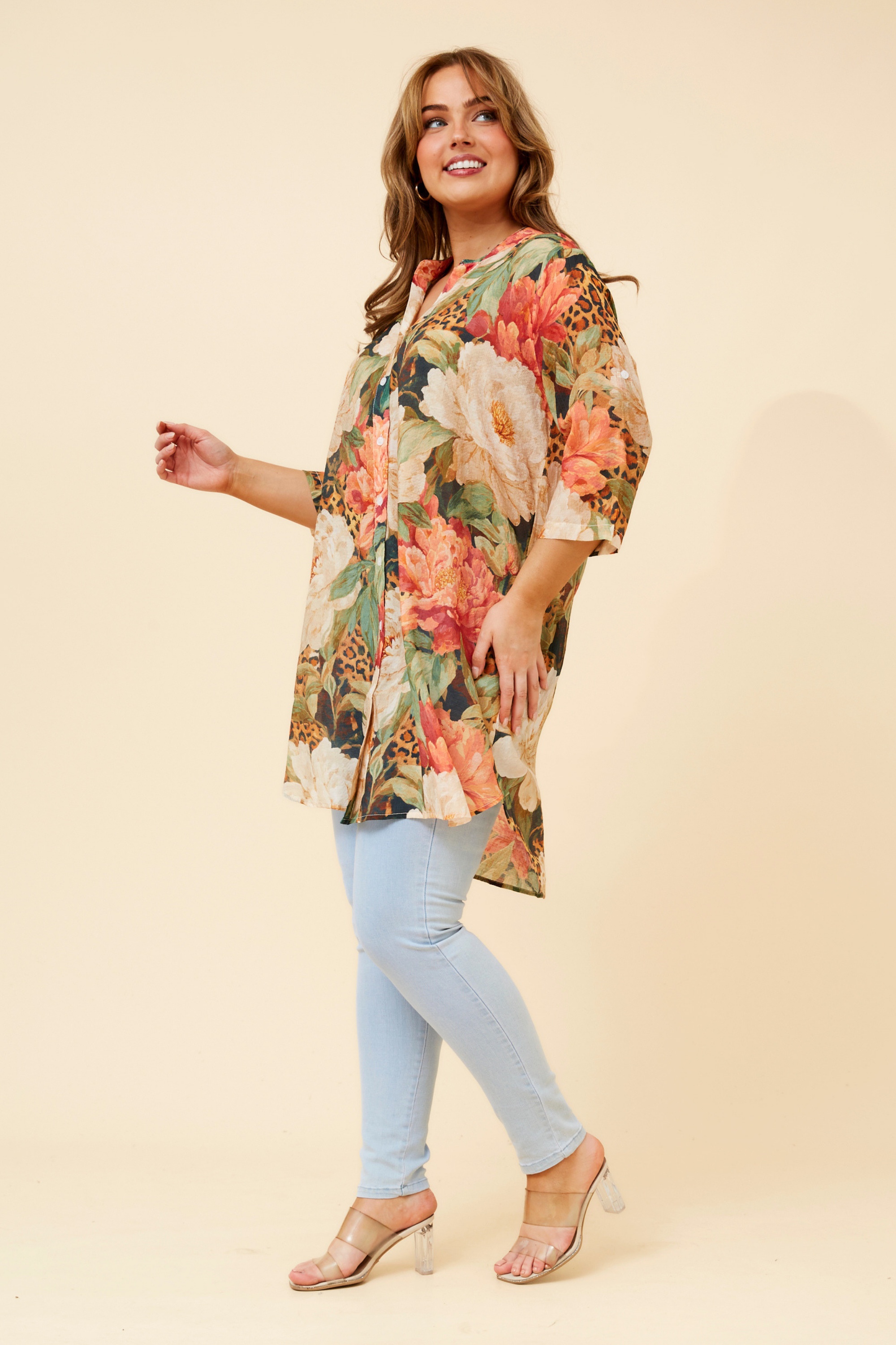 DANSON ANIMAL PRINT TUNIC
