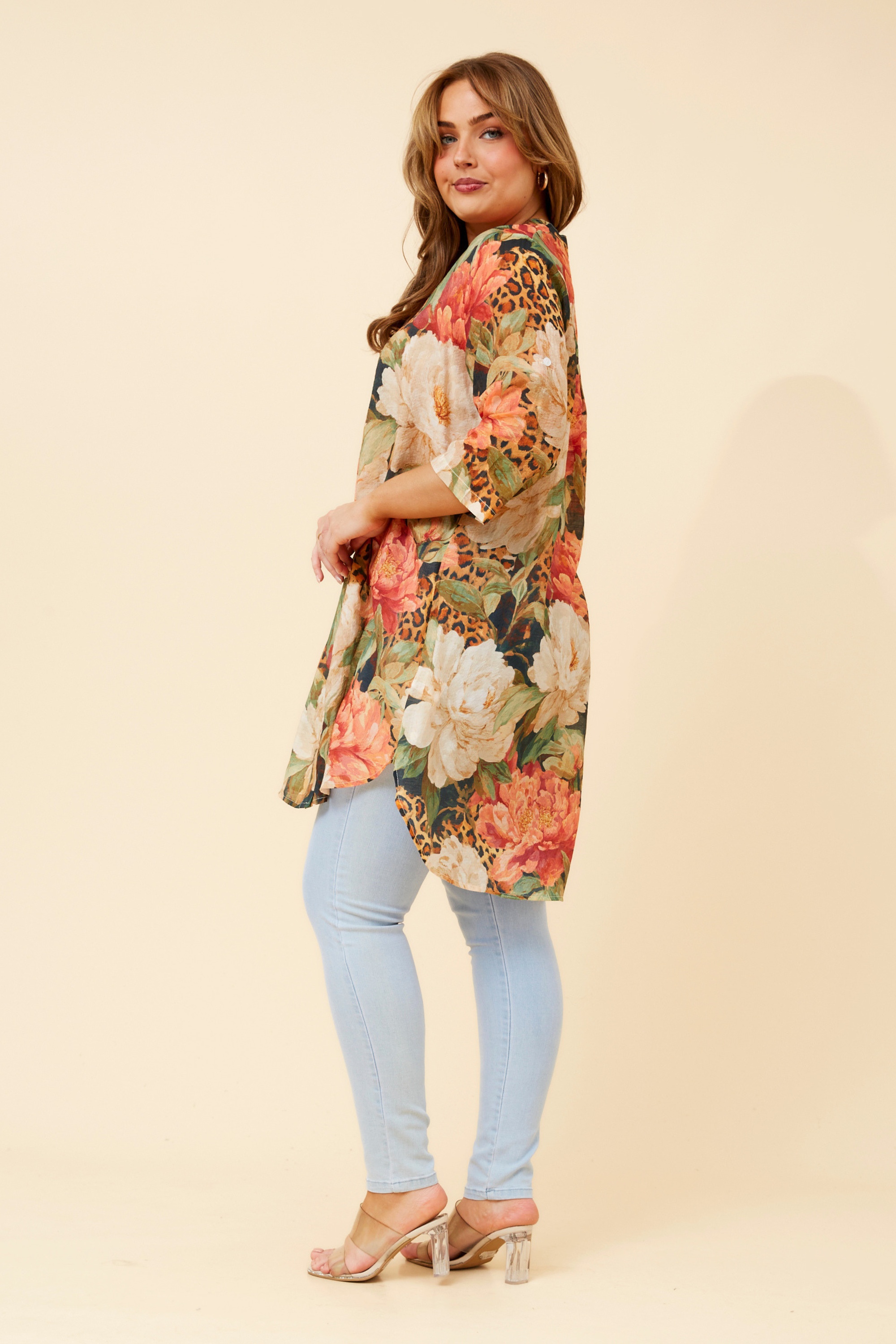 DANSON ANIMAL PRINT TUNIC