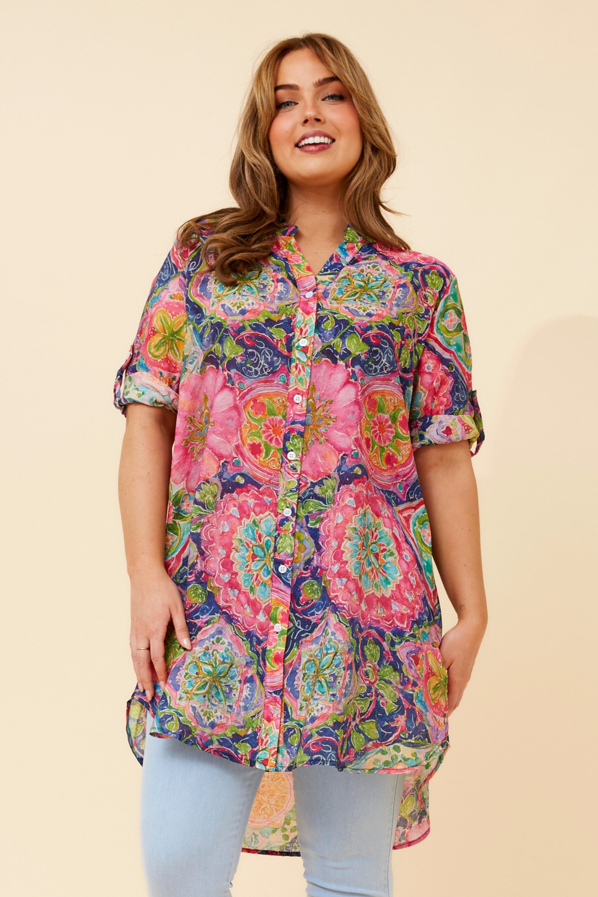 DANSON FLORAL TUNIC