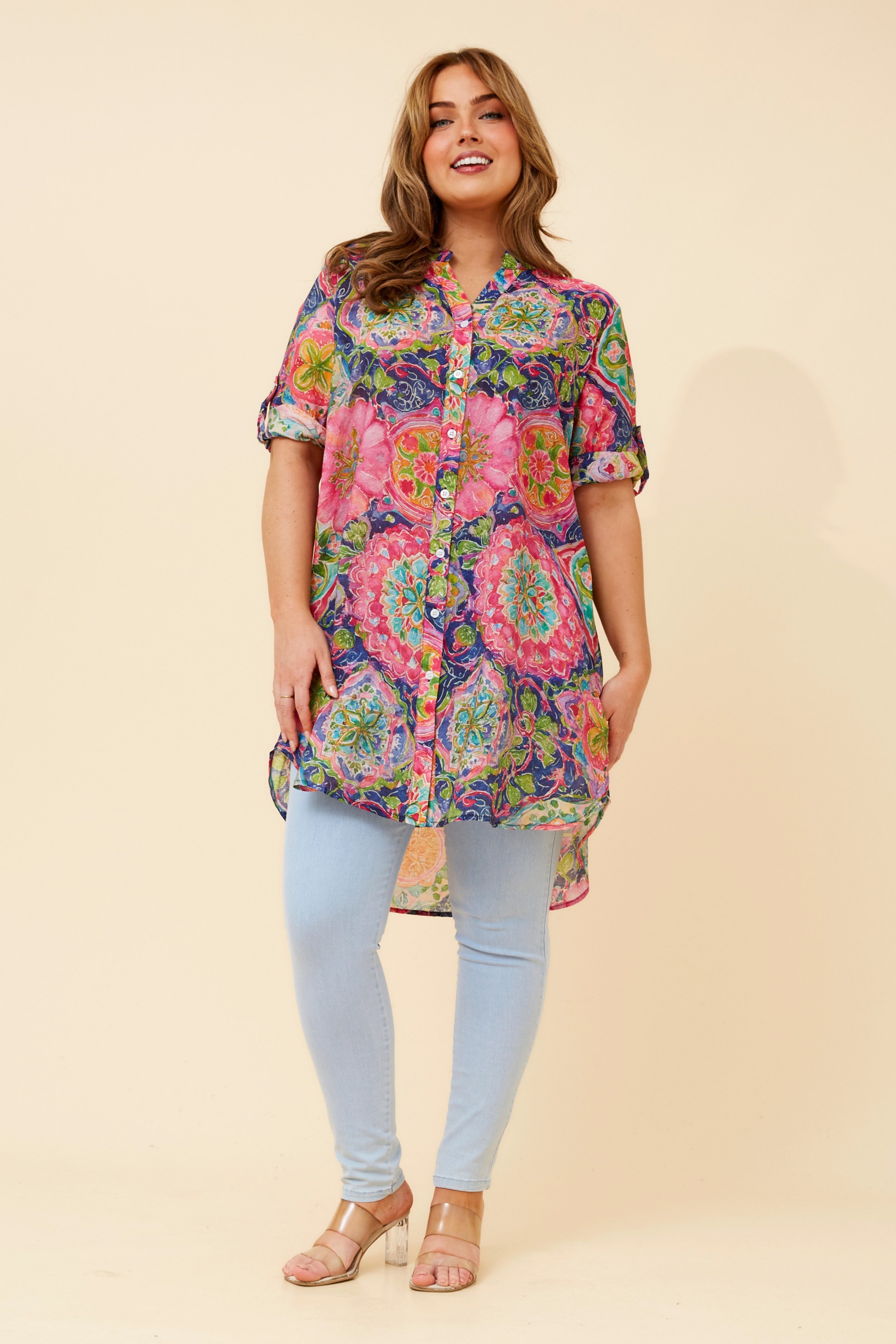 DANSON FLORAL TUNIC
