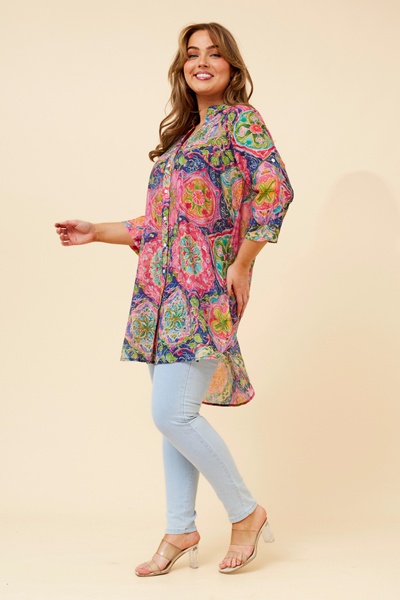 DANSON FLORAL TUNIC