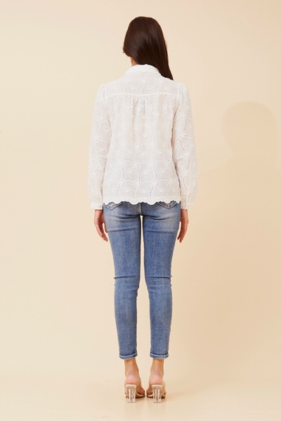 DARA BRODERIE ANGLAISE SHIRT