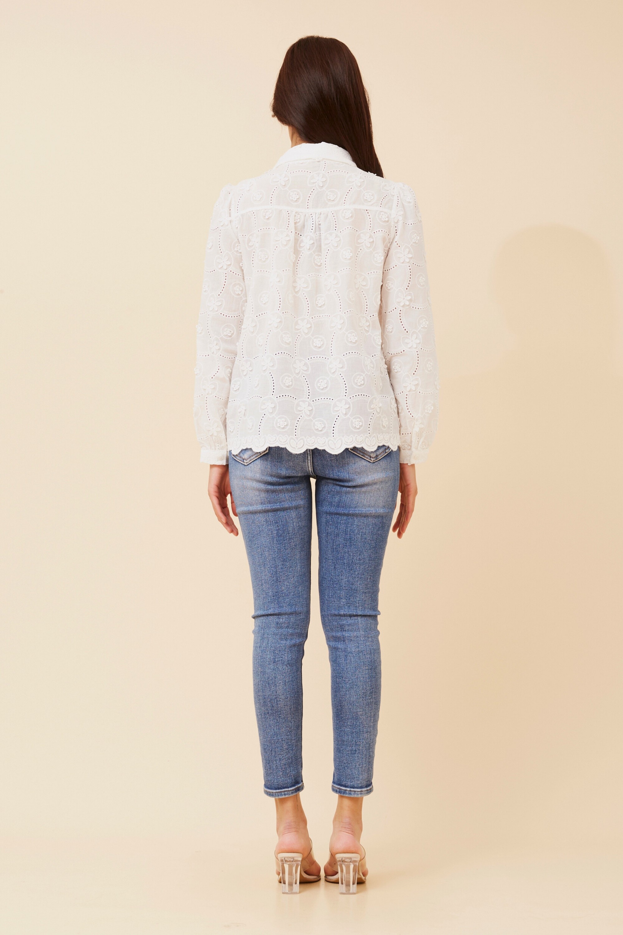 DARA BRODERIE ANGLAISE SHIRT