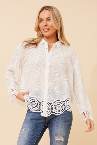 DARA LACE SHIRT