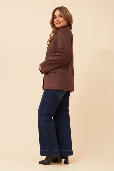 DARBY FAUX SUEDE JACKET