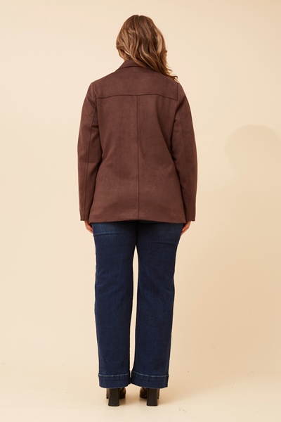 DARBY FAUX SUEDE JACKET