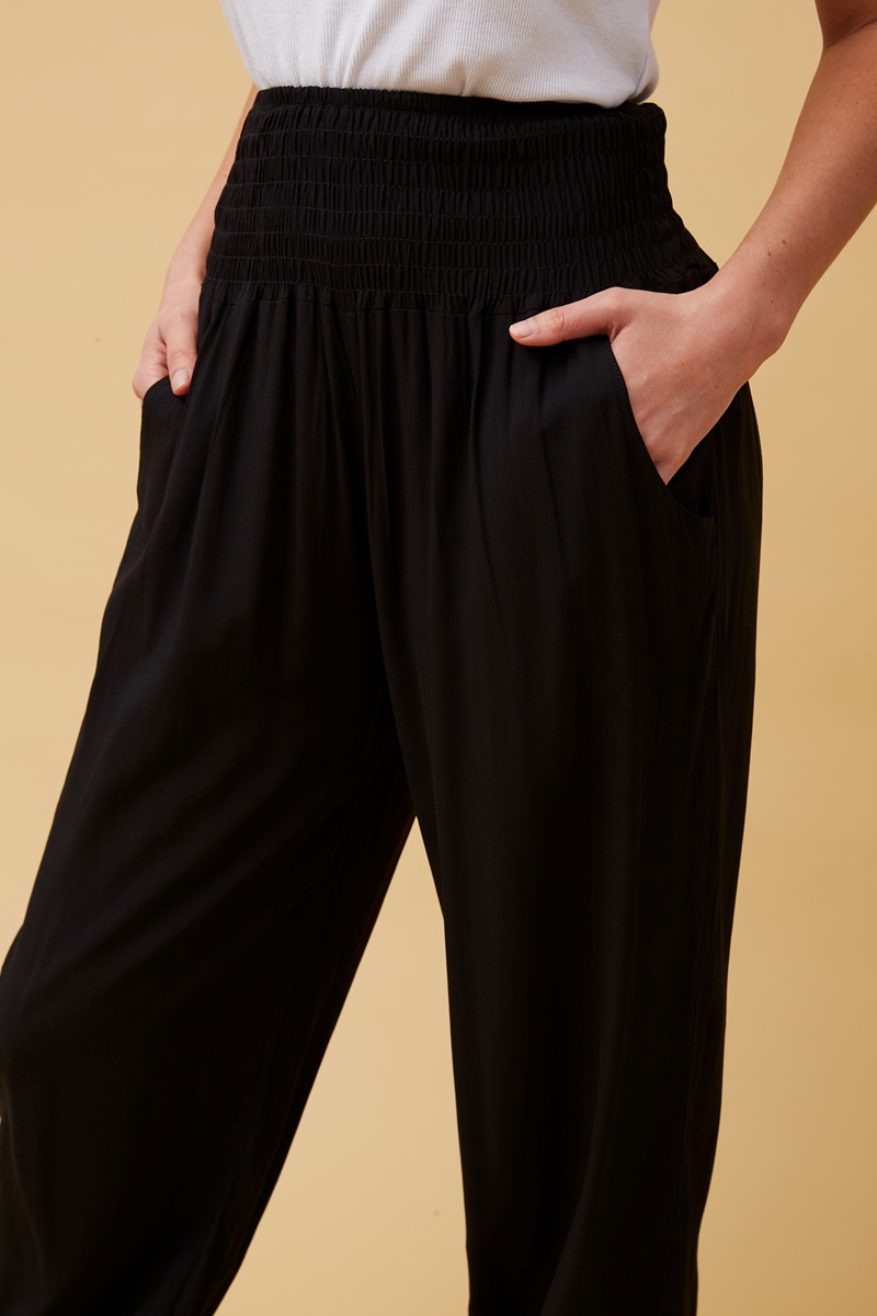 American Apparel satin harem pants black stripped Size S lounge | eBay