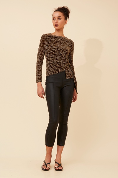 DARIELLE ABSTRACT PRINT TOP